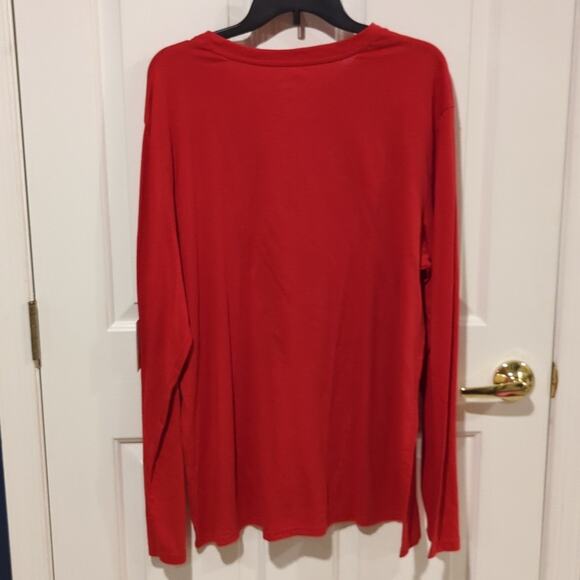 Jammies for Families Santa Coming Soon Top, NWT, XXL - Picture 3 of 4